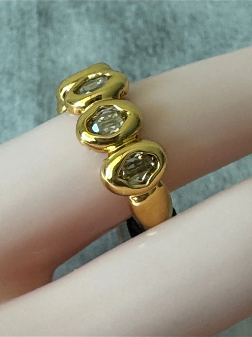 Alexis Bittar untreated colors arranged